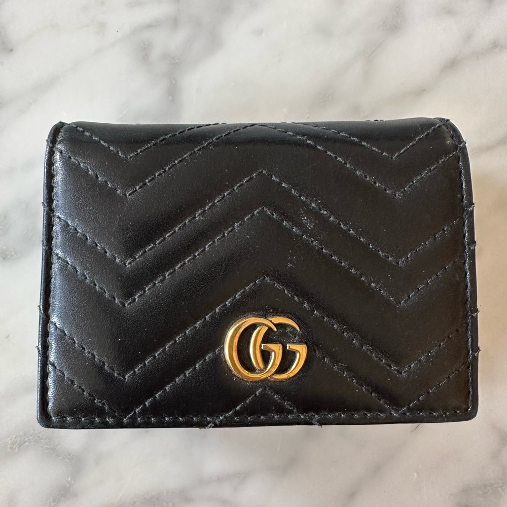 Gucci GG Marmont card case wallet